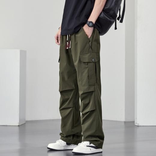 【DYF】大依优型大码男装休闲裤长裤阔腿宽松直筒休闲风潮流男士 商品图0