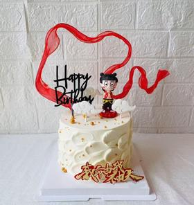 哪吒 生日蛋糕 动物奶油0添加
