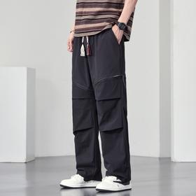 【DYF】大依优型大码男装直筒休闲裤阔腿加肥加大码潮流长裤休闲风宽松裤子