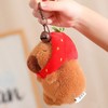 坐姿美拉德水豚钥匙扣（11cm） 商品缩略图0