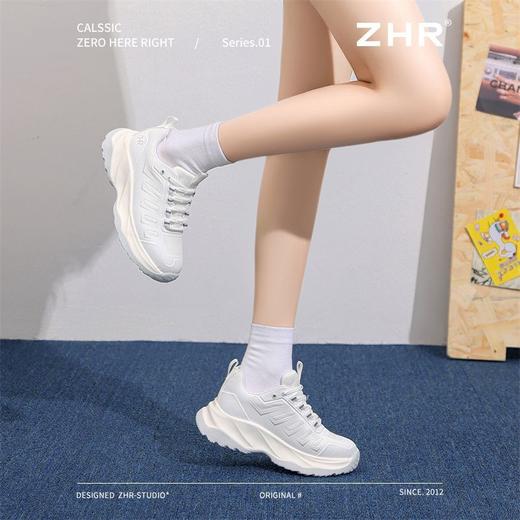 ZHR则则厚底增高运动休闲鞋2025春新款百搭透气耐磨超轻便女鞋ins 商品图9