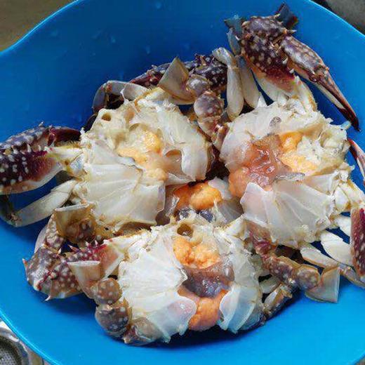 野生红膏梭子蟹 白玉蟹肉 红玉蟹膏 肥美鲜甜 商品图3