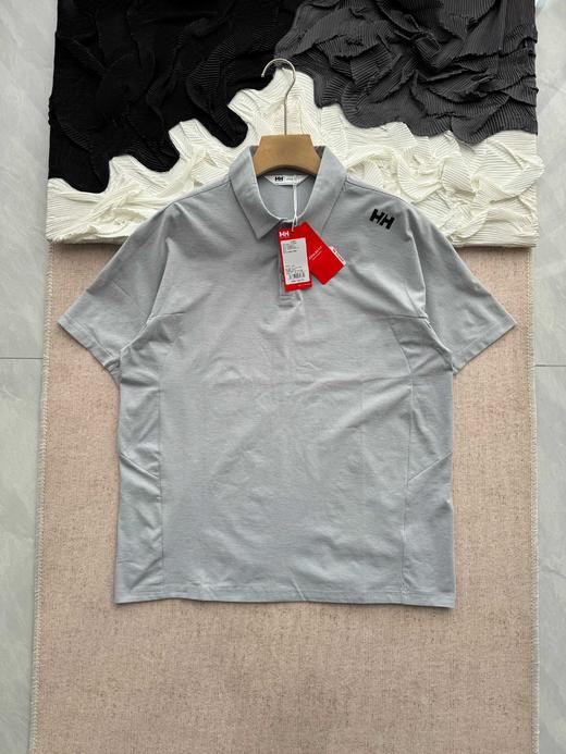 点此购买 海丽汉森春夏季男士户外运动吸湿速干POLO衫 LL 309601 商品图1