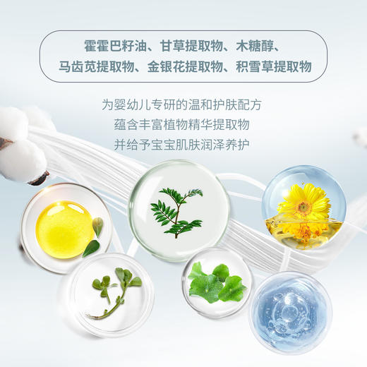 柔丫婴儿手口湿巾新生儿童宝宝一巾多用纯水绵柔巾铂金装 80抽*4包 商品图3