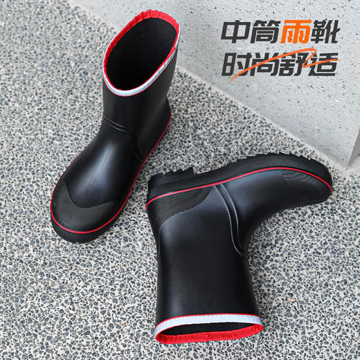 四季款雨鞋无包头不防砸不防刺PVC大底防水舒适 商品图4