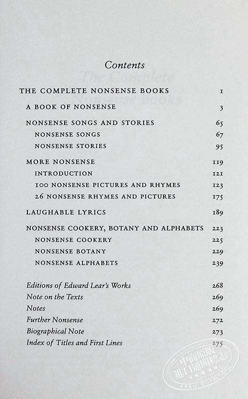 【中商原版】The Owl and the Pussycat and Other Nonsense Poetry 英文原版 爱德华·李尔谐趣诗集：猫头鹰和猫咪 Edward Lear 商品图3