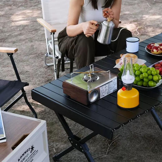 飞图乐（FTLY）全铝合金折叠桌椅套装-暄曜黑 商品图4