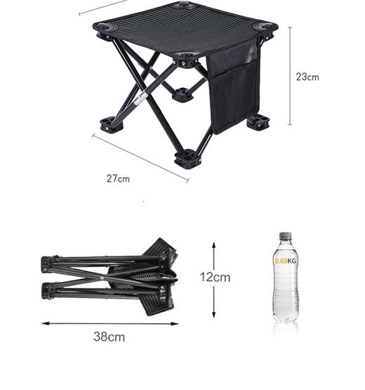 飞图乐（FTLY）折叠凳（黑色）ZDD01 商品图2