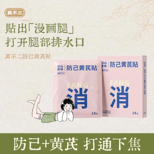 3盒草本贴 真不二 轻盈泽泻白芍防己黄芪 A-4827 商品图3