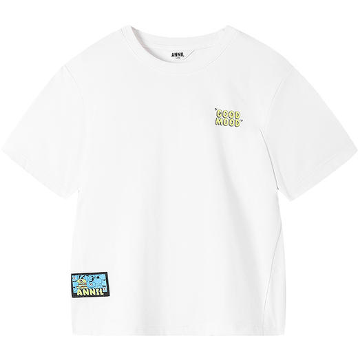 男童圆领SORONA短袖针织衫夏季新款安奈儿童装EB521154 商品图9