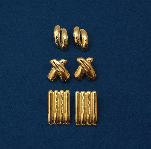 ZAHAR PIPER EARRINGS - gold/silver 商品图5