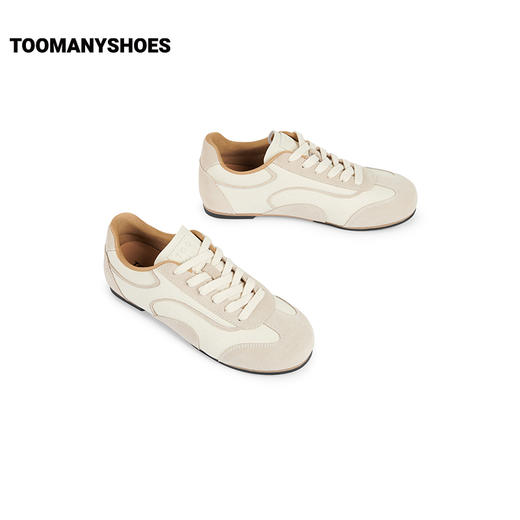 Toomanyshoes左岸咖啡运动休闲复古阿甘鞋德训鞋女 商品图8