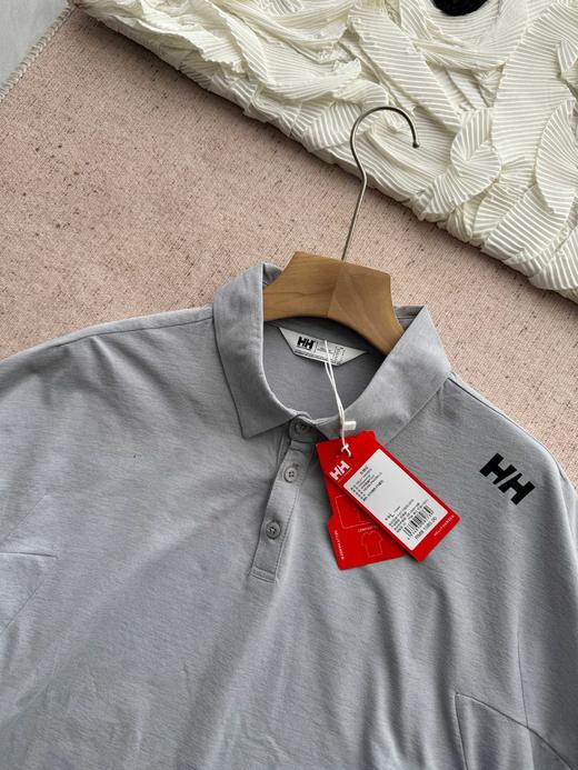 点此购买 海丽汉森春夏季男士户外运动吸湿速干POLO衫 LL 309601 商品图11