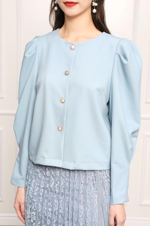 amadella 简约圆领蓝色外套 11886 商品图3