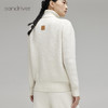 青海羊绒女士双翻领浮线套头衫SJF96W397N 商品缩略图3