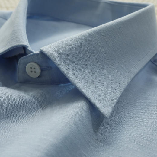 【2月18日 上午12:30 秒杀】帮你省个几千米 ZEGNA 杰尼亚男装 25年春夏新品Trofeo™亚麻棉质男士衬衫 商品图14