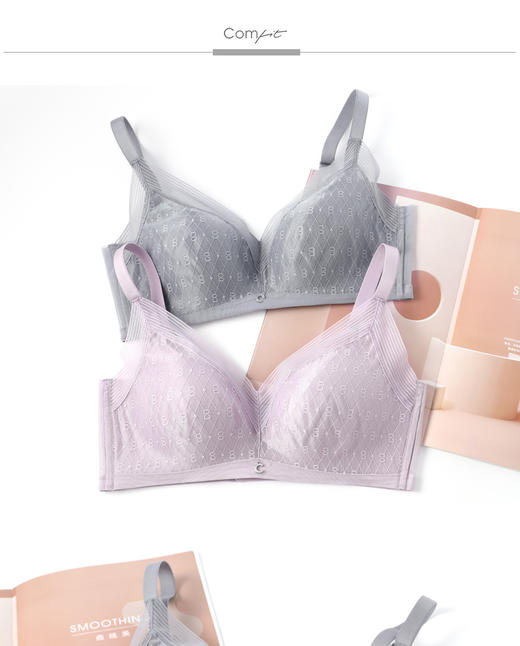 【3F】Comfit【轻柔杯】无钢圈文胸薄收副乳美背内衣CB00107 商品图6