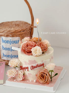 鲜花蛋糕