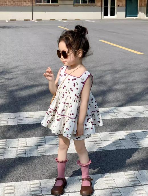 裁缝学苑TQ145方领童装无袖背心裙纸样花苞短裤套装儿童打板服装 商品图1