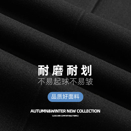 圣得西纯色西裤男2025秋季新款商务修身高级感垂顺直筒休闲长裤子 商品图5