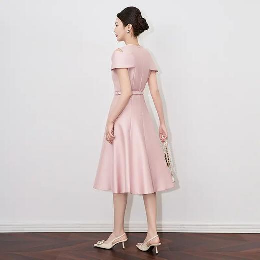 【高货wl】全新升级【铂金会员339/天猫459/差价120】(90919) 洛诗琳法式轻熟连衣裙正式场合礼服设计感连衣裙女春新款 商品图1