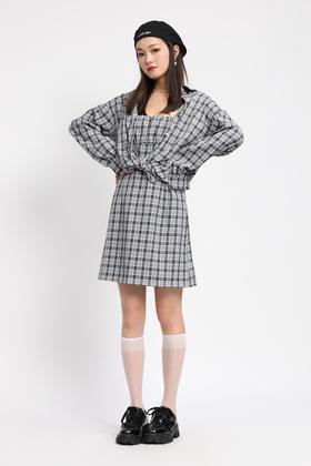 WHO KNOWS 吊带连衣裙衬衫套装 11960