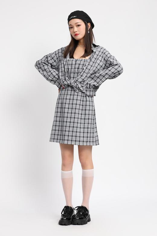 WHO KNOWS 吊带连衣裙衬衫套装 11960 商品图0