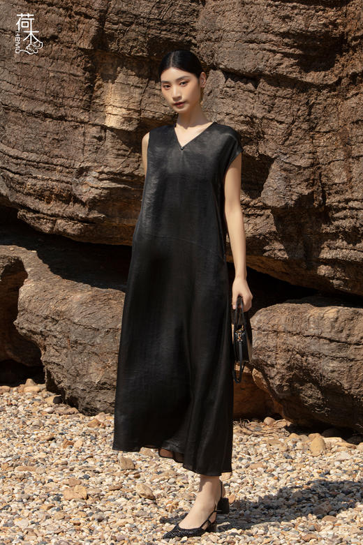 荷木HEMU丨元青·连衣裙 商品图1