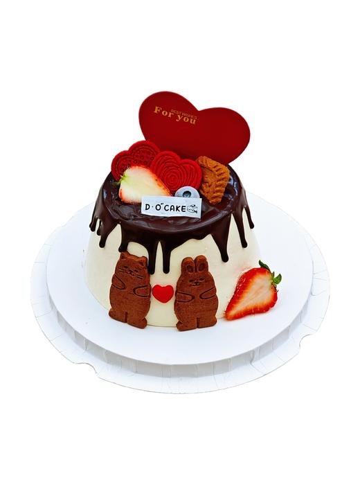 新品“每天爱你多一些”新鲜草莓会换成其他装饰，提前5小时预定 商品图0