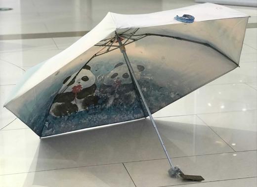 优品堂『墨升』五折超轻双层双面花肤感软糯面料同色系骨架 商品图3