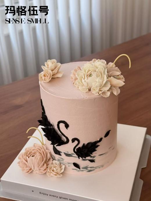 H176（天作之合·黑天鹅。韩式裱花蛋糕，提前2天预定） 商品图2
