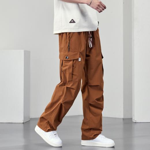 【DYF】大依优型大码男装休闲裤长裤阔腿宽松直筒休闲风潮流男士 商品图3