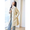 VICTORIA&VERA女装春季“巴恩风”高级感气质显瘦百搭全棉中长款条纹袖风衣 商品缩略图3