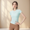跃牌【美西西系列】lulu Swiftly Tech夏瑜伽服紧身女修身短袖速干恤运动健身上衣DX-218 商品缩略图0