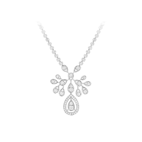 臻奢时尚贵气白色水滴设计白色项链10980XW