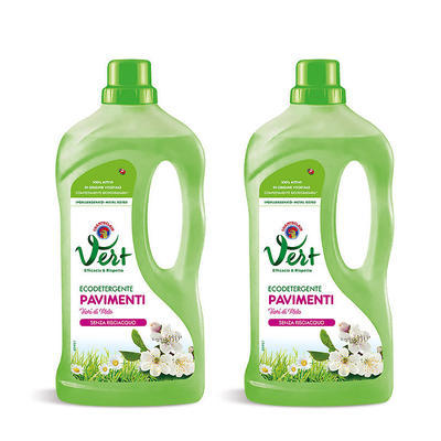 【一般贸易】大公鸡管家 地板清洗剂（花香/薰衣草）1000ml*2瓶 商品图0