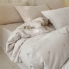 【A类全棉皱皱纱四件套】全棉双层纱四件套A类皱皱纱提花床品件套母婴星月亮 商品缩略图9