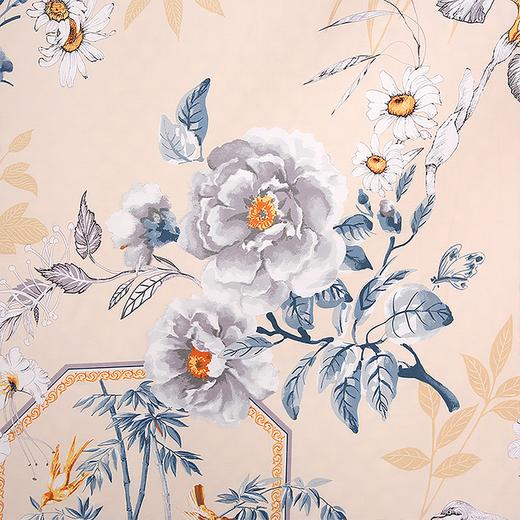 富安娜原创印花国风系列纯棉四件套/醉玲珑203*229cm 商品图4