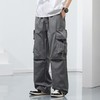 【DYF】大依优型大码男装松紧腰直筒工装休闲裤宽松运动休闲风潮流男士胖子长裤 商品缩略图2