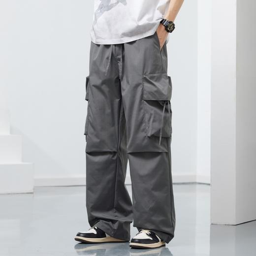 【DYF】大依优型大码男装松紧腰直筒工装休闲裤宽松运动休闲风潮流男士胖子长裤 商品图2