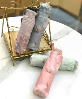 优品堂『浅夏花开』五折超轻同色骨架黑胶太阳☀伞