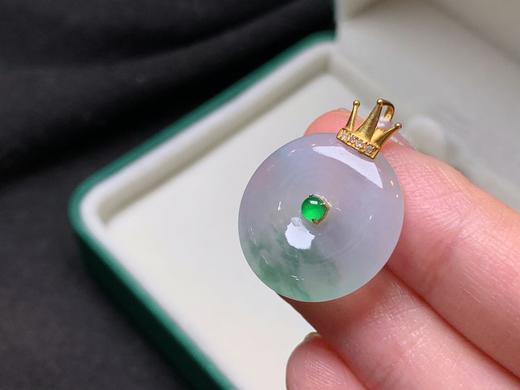 平安扣翡翠吊坠 商品图0