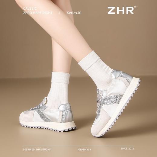 ZH则则正品软底阿甘鞋2025春新款平底透气百搭运动休闲鞋ins女 商品图7
