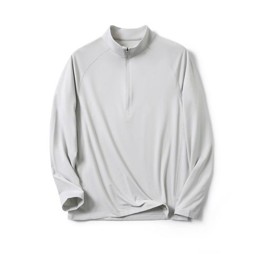 人气单品！2025新款远红外磨绒保暖吸湿高弹秋冬户外女士男士半拉链打底长袖T 商品图6