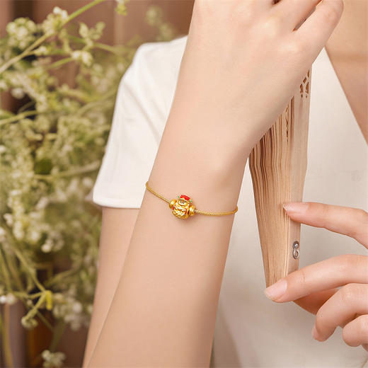 【福利拼团】小神仙转运珠 黄金足金观音如来月老财神钟馗转运珠MEMORA诗普琳HPE27201（线上专供） 商品图2