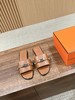 爱马仕2025/ss新配色Kelly扣铆钉平底拖鞋好穿百搭（HC） 商品缩略图2
