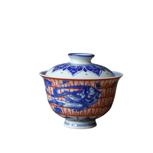 茶香记  景德镇詺兮清窑飞天千佛小盖碗120ml敦煌联名收藏款古典风雅 商品图4