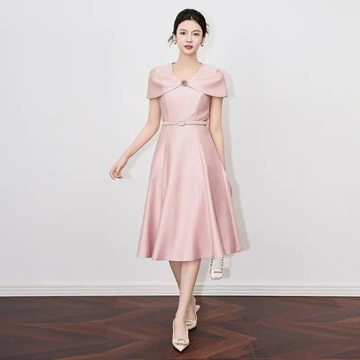 【高货wl】全新升级【铂金会员339/天猫459/差价120】(90919) 洛诗琳法式轻熟连衣裙正式场合礼服设计感连衣裙女春新款 商品图2