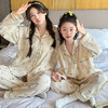【纯棉纱布睡衣】女亲子装 春秋新款 开衫翻领女童母女中大童家居服 _HLY 商品缩略图7