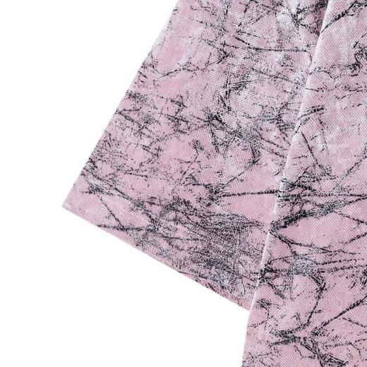 T2412夏季新款时尚个性韩版凌乱线条圆领短袖T恤宽松百搭潮流情侣上衣 商品图3